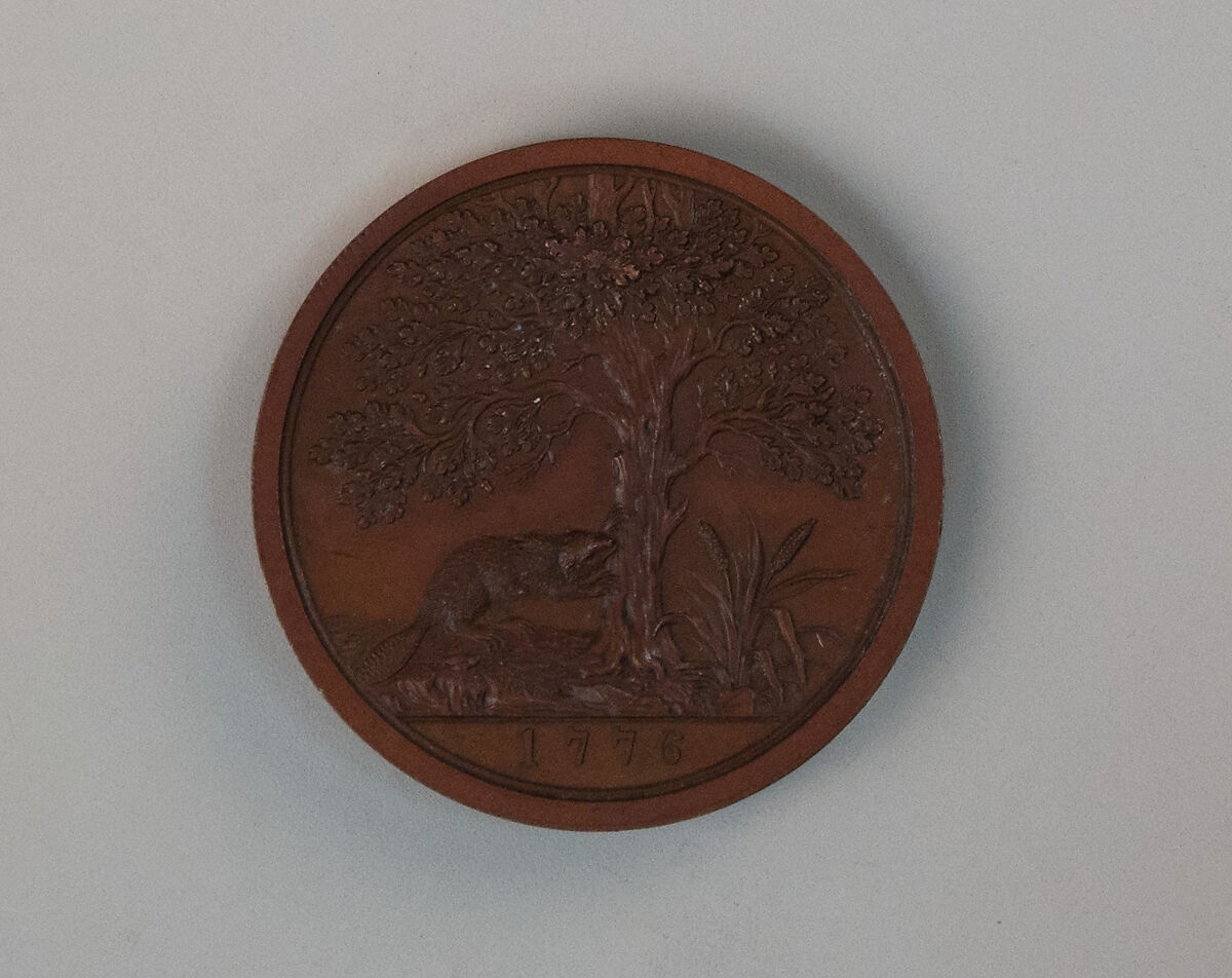 Sansom Medal: Franklin's two great achievements, Johann Mathias Reich (American (born Germany), Fürth, Bavaria 1768–1833 Albany, New York), Bronze, struck, American