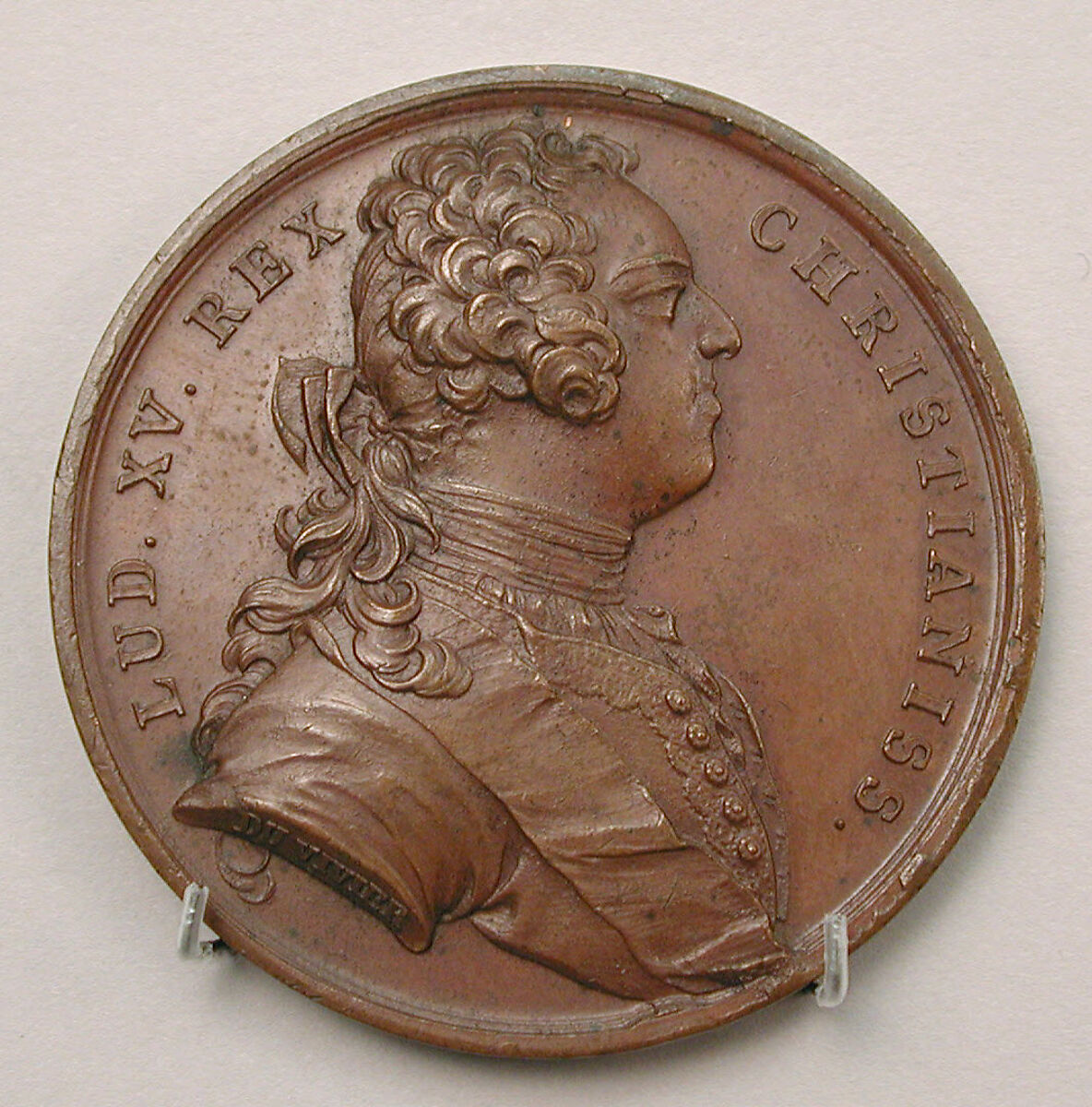 Royal Education of the Dauphin, Medalist: Jean Duvivier (French, 1687–1761), Bronze, struck, French 
