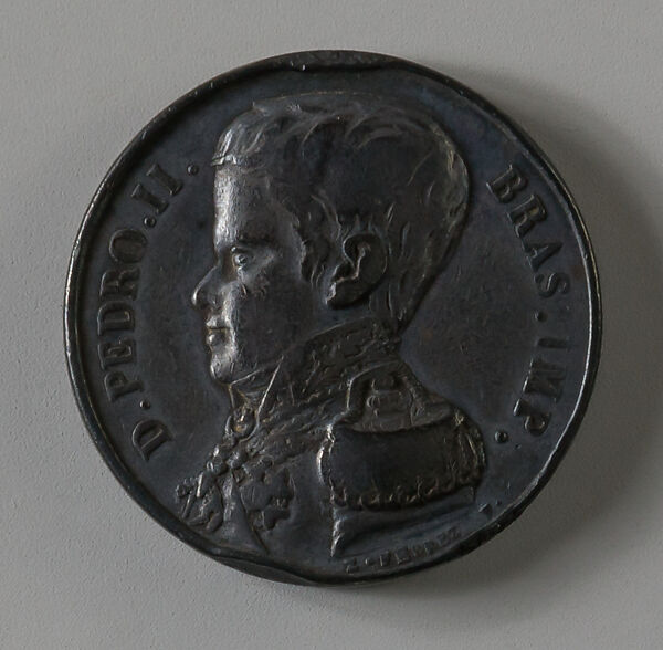 Award of the Academy of Fine Arts Award, Rio de Janeiro, Medalist: Z. Ferrez (1831–), Silver, struck, Brazilian or Portuguese 