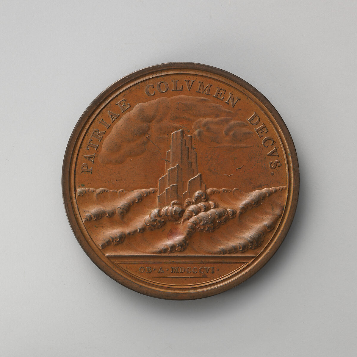 In Memory and Honor of William Pitt, the Younger, Medalist: Webb, Bronze, British