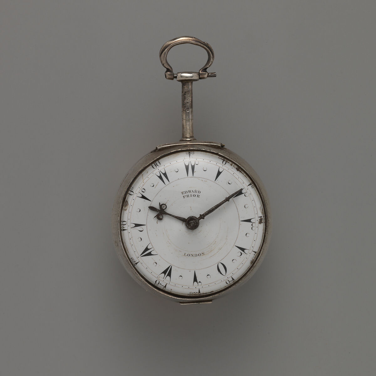 Watch, Watchmaker: Edward Prior (British, active 1800–68), Silver, tortoiseshell, coral, enamel, British, London