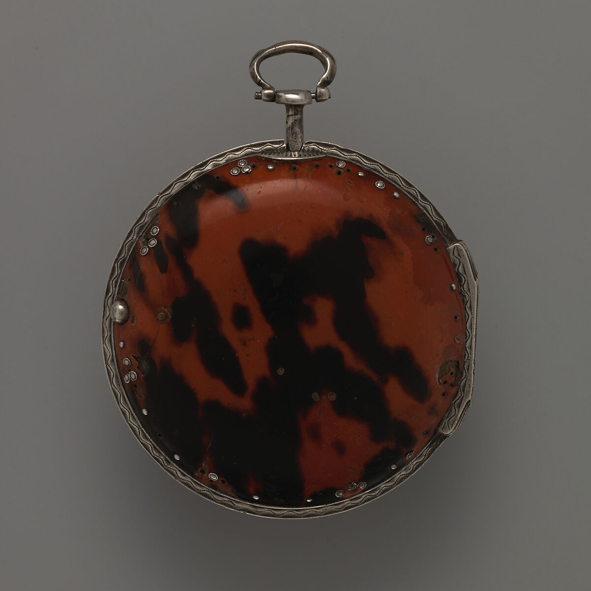 Watch, Watchmaker: Edward Prior (British, active 1800–68), Silver, tortoiseshell, coral, enamel, British, London