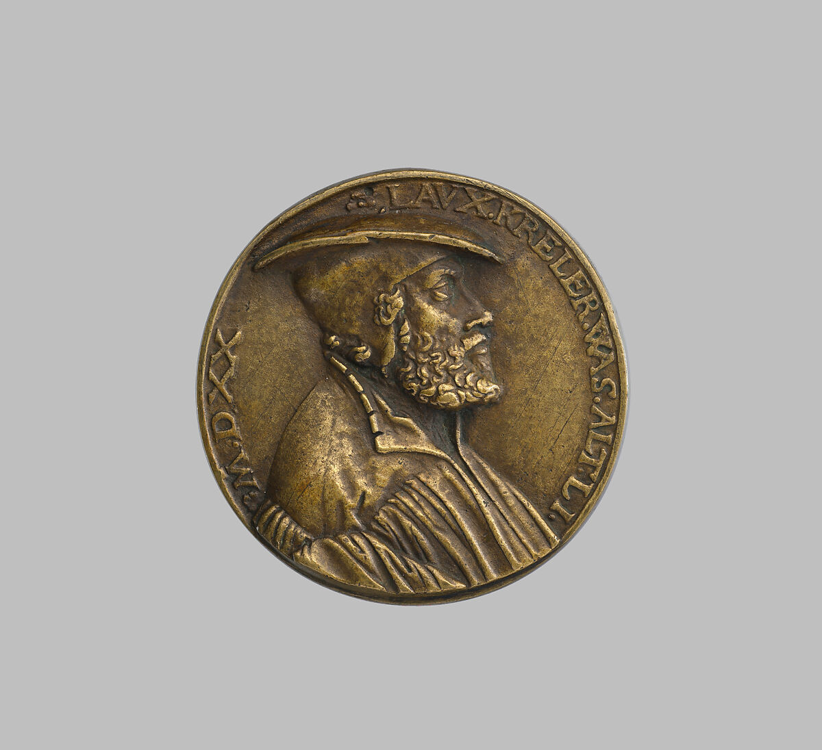 Portraits of Laurence and Elizabeth Kreler, Brass, German