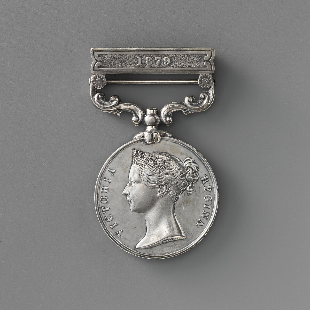 The South African Medal, Issued for the Campaigns of 1877–79, Medalist: William Wyon (British, Birmingham 1795–1851 Brighton), Silver, British 