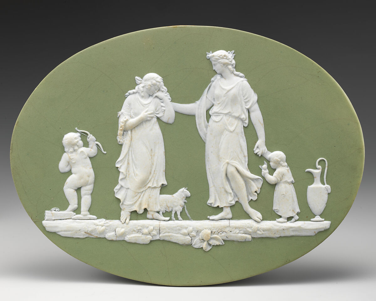 An Offering to Peace, Josiah Wedgwood  British, Jasperware, British, Etruria, Staffordshire