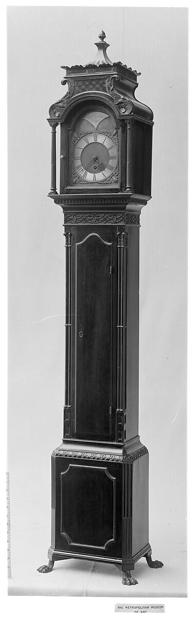 Longcase clock, Clockmaker: James Cowan (apprenticed 1744, active 1760–81, died 1781), Mahogany, bronze, Scottish, Edinburgh 