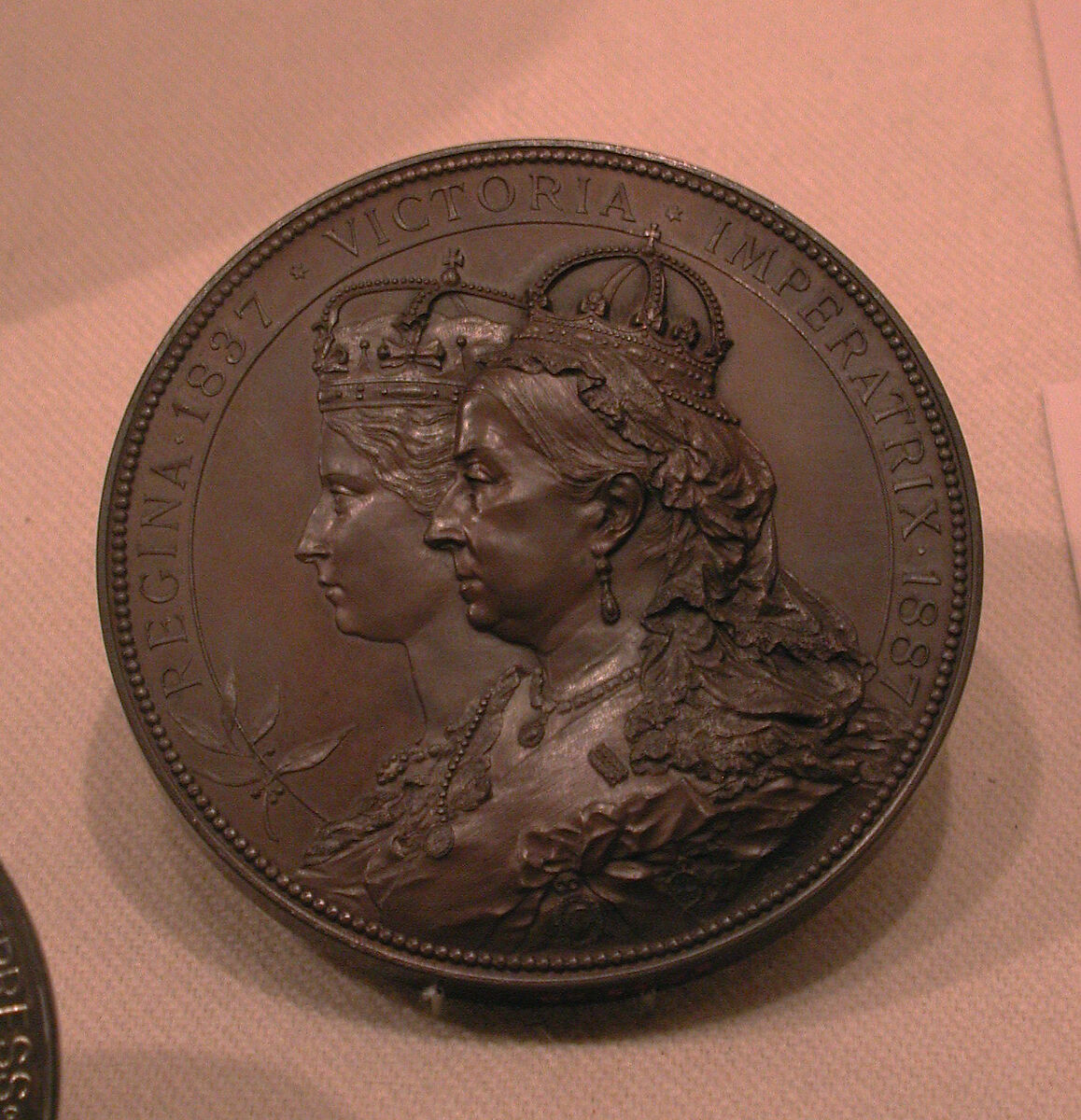 Struck for the City of London, to Commemorate Queen Victoria's Jubilee, 1887, Medalist: Anton Scharff (Austrian, Vienna 1845–1903 Brunn am Gebirge), Bronze, struck, Austrian 