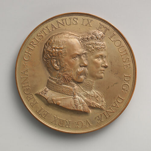 In Memory of the visit of King Christian IX and Queen Louisa of Denmark to the City of London, July 8, 1893