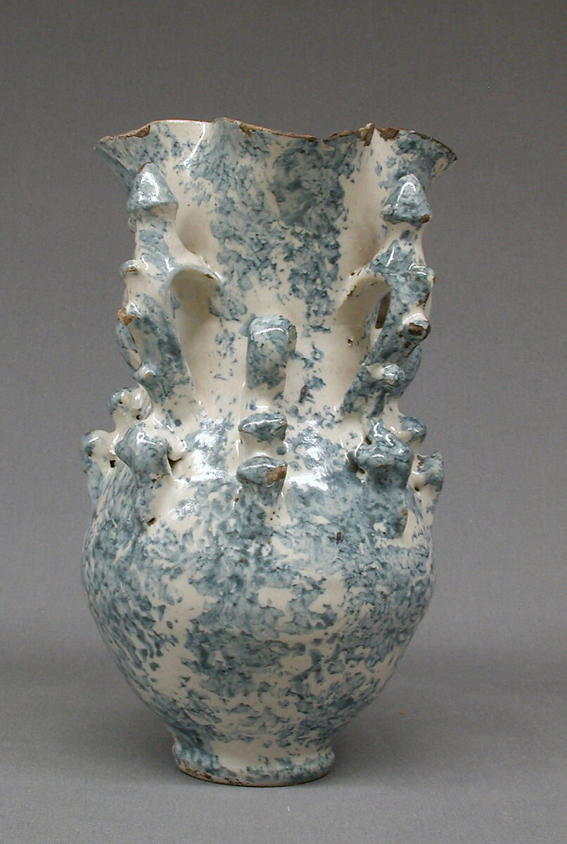 Vase, Earthenware, Spanish, Aragon (Villa Feliche) 