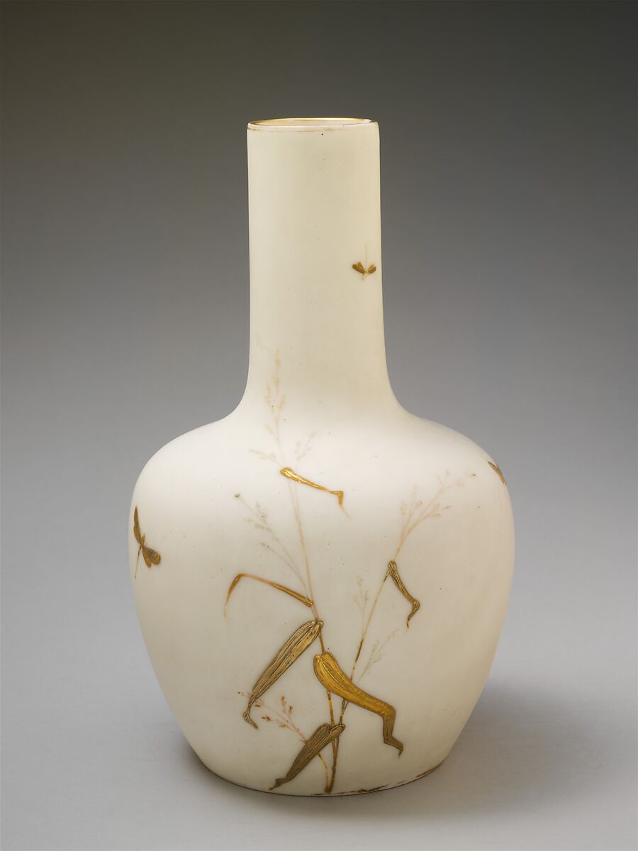Vase, Willets Manufacturing Company (American, 1879–1908), Porcelain, American