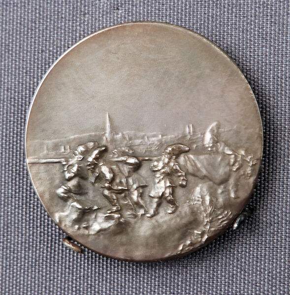 Memorial of a Shooting Match, Medalist: Rudolph Ferdinand Marschall (Austrian, Vienna 1873–1967), Nickel (?), Austrian 
