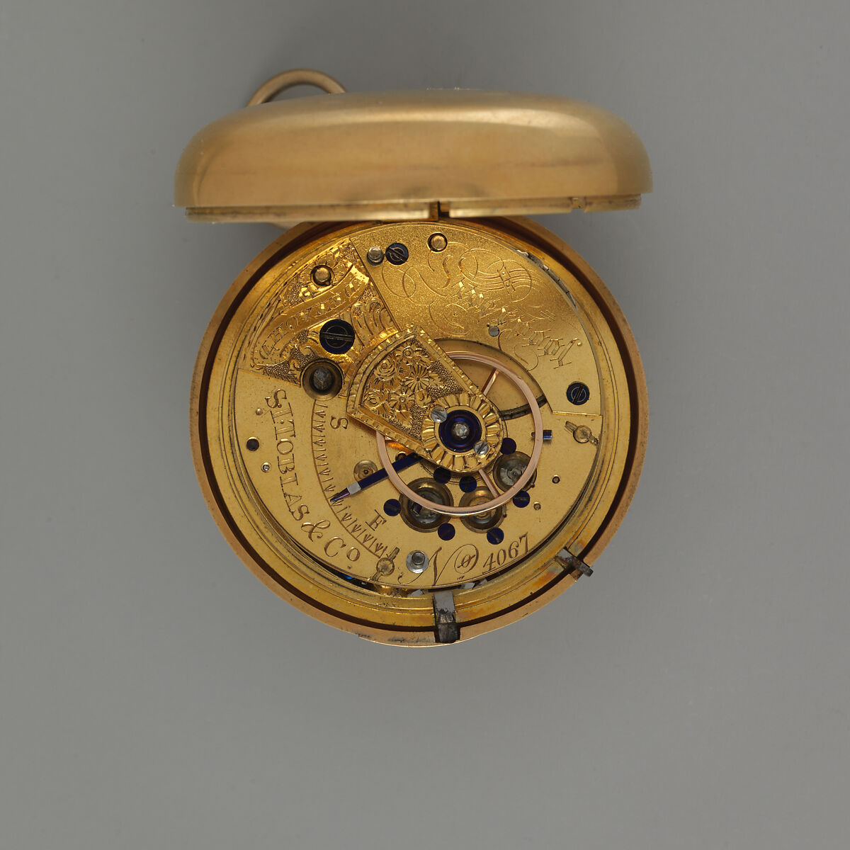 Pair-case watch, Watchmaker: S. I. Tobias (active 1808–25), Gold, British, Liverpool
