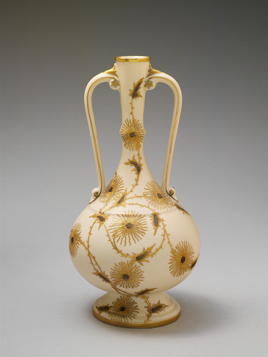 Vase, Greenwood Pottery Company (American, Trenton, New Jersey, 1861–1933), Porcelain, American