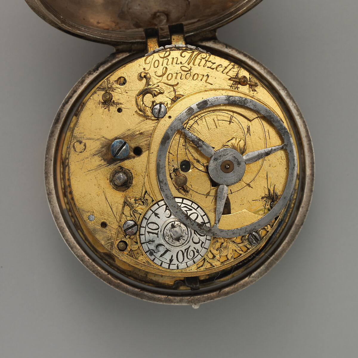 Watch, Watchmaker: John Mitzell (active London), Tortoiseshell, silver, British, London