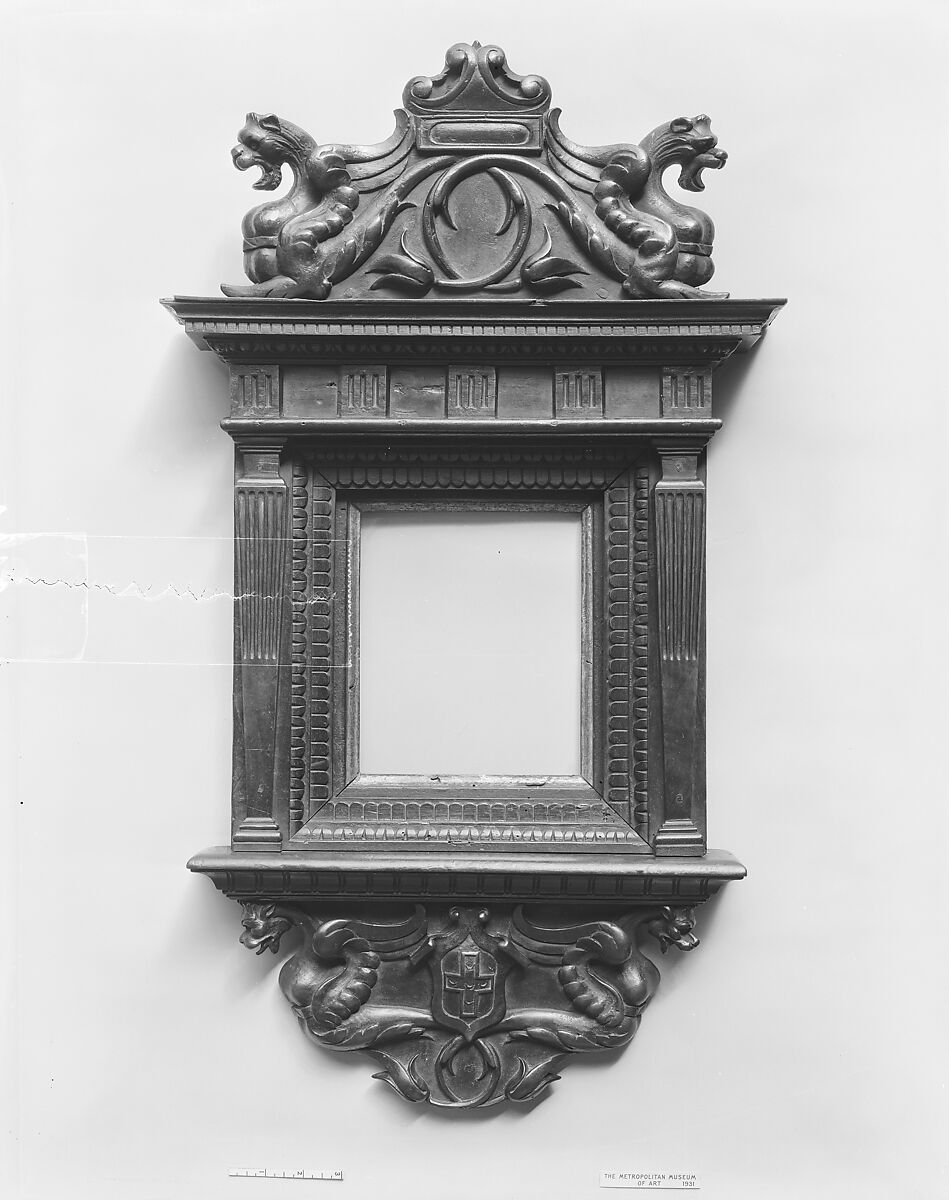 Mirror frame, Wood, Italian, Florence 