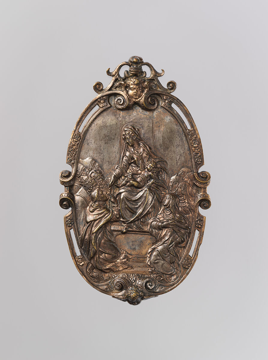 The Institution of the Rosary, Style of Jacopo Sansovino (Jacopo Tatti) (Italian, Florence 1486–1570 Venice), Silver, Italian, Venice 