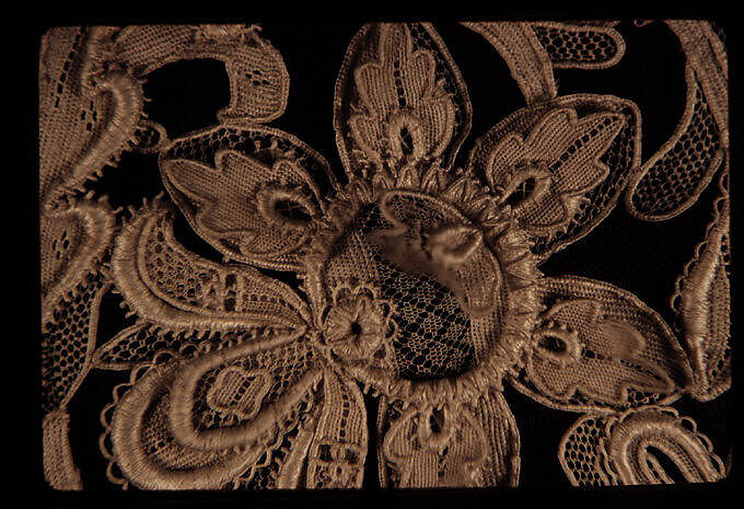 Fragment, Needle lace, gros point lace, German