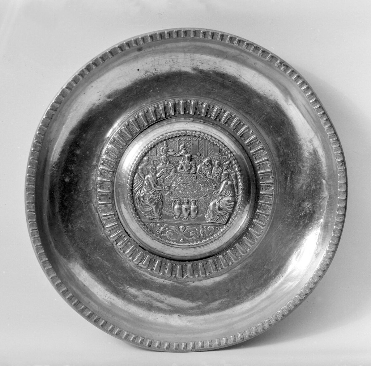 Dish, Pewter, Swiss 