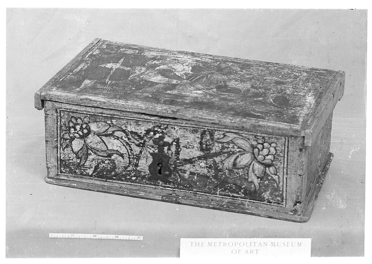 Box, Wood, painted, Swiss 