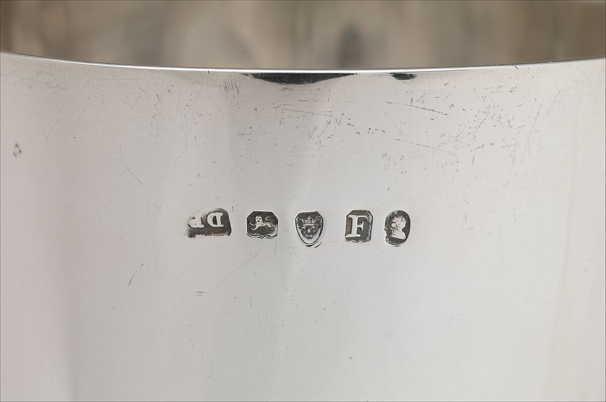 Beaker, Daniel Pontifex (British, active 1791–1811), Silver, British