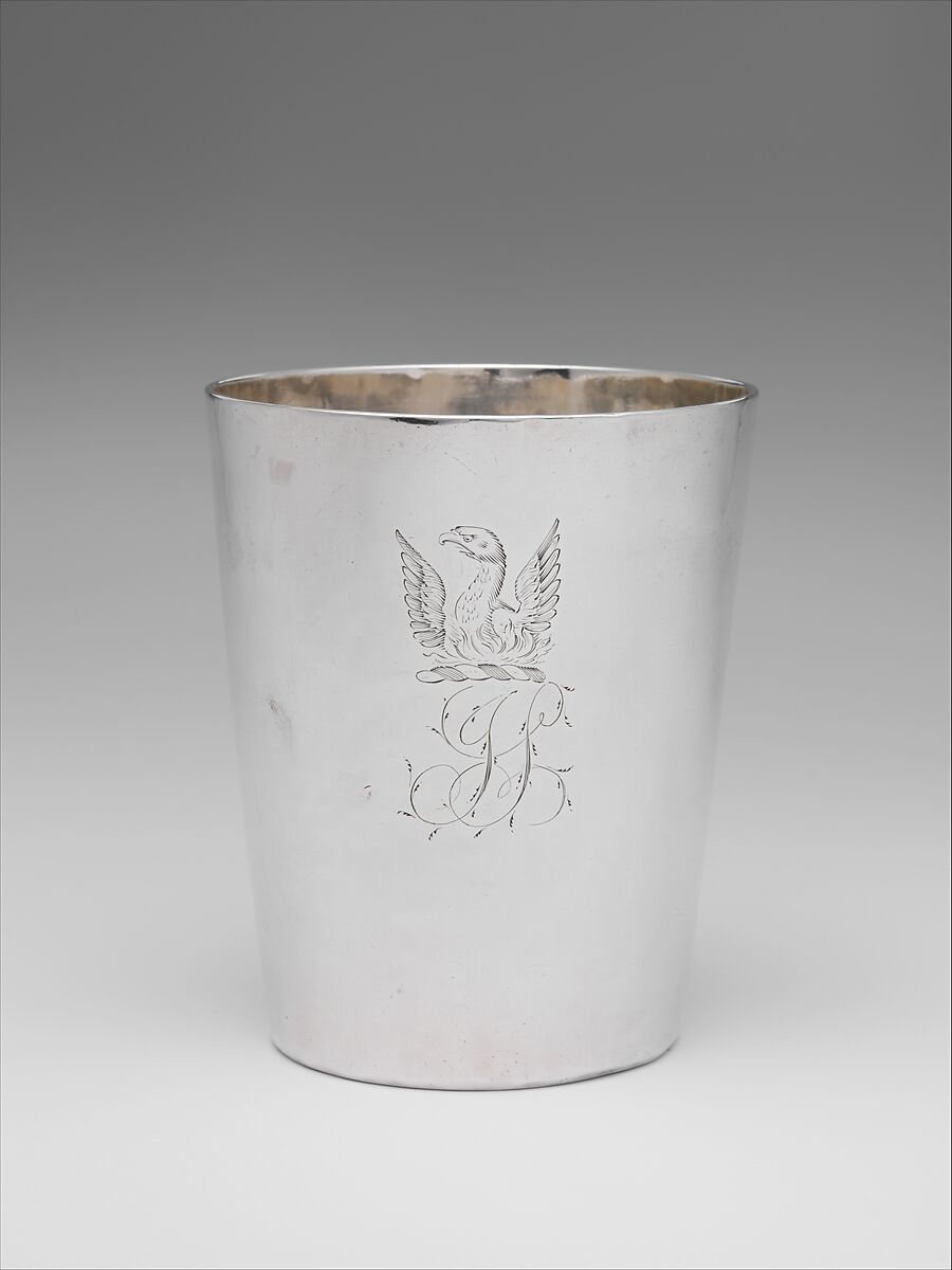 Beaker, Benjamin Halsted (1734–1817), Silver, American 