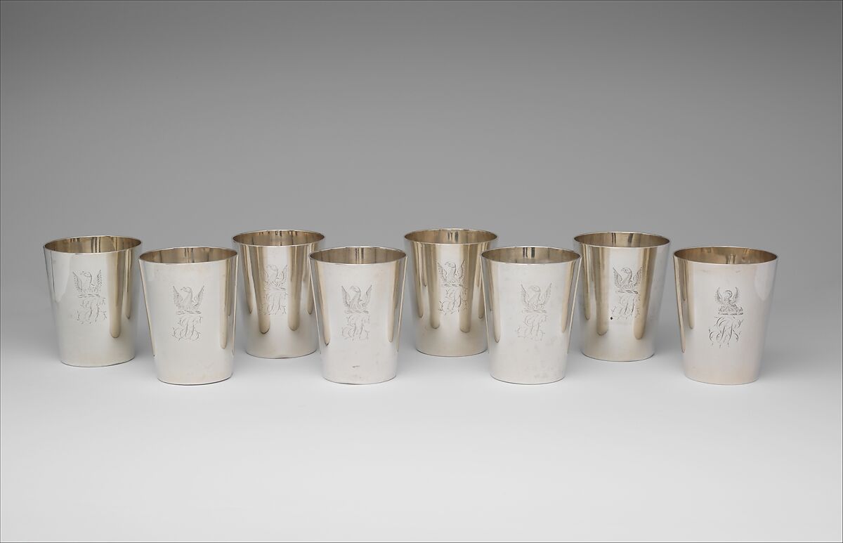 Beaker, Benjamin Halsted (1734–1817), Silver, American