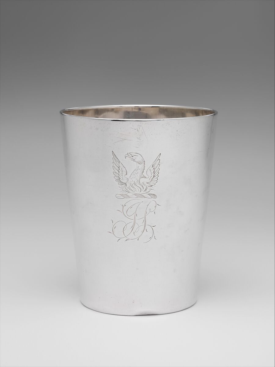 Beaker, Benjamin Halsted (1734–1817), Silver, American 