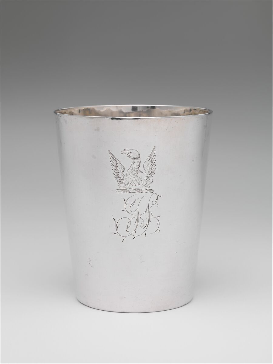 Beaker, Benjamin Halsted (1734–1817), Silver, American 