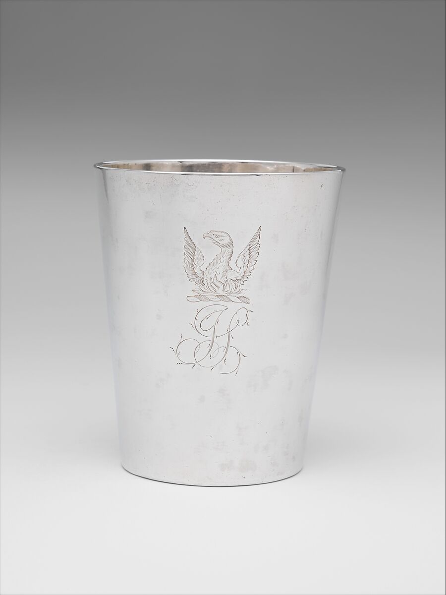 Beaker, Benjamin Halsted (1734–1817), Silver, American 