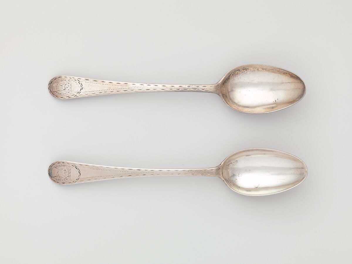 Coffee Spoon, David Vinton (1774–1833), Silver, American 