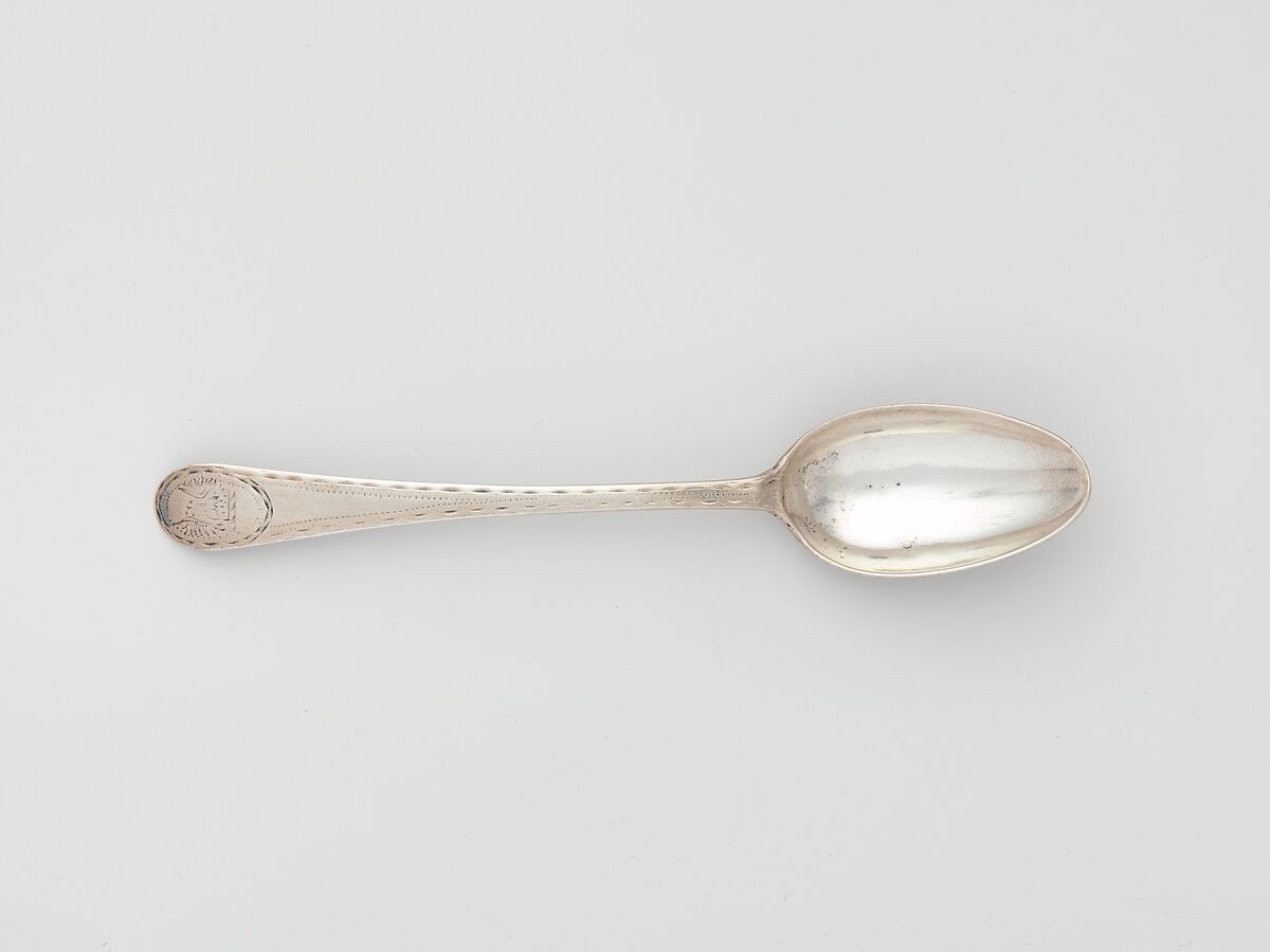 Coffee Spoon, David Vinton (1774–1833), Silver, American