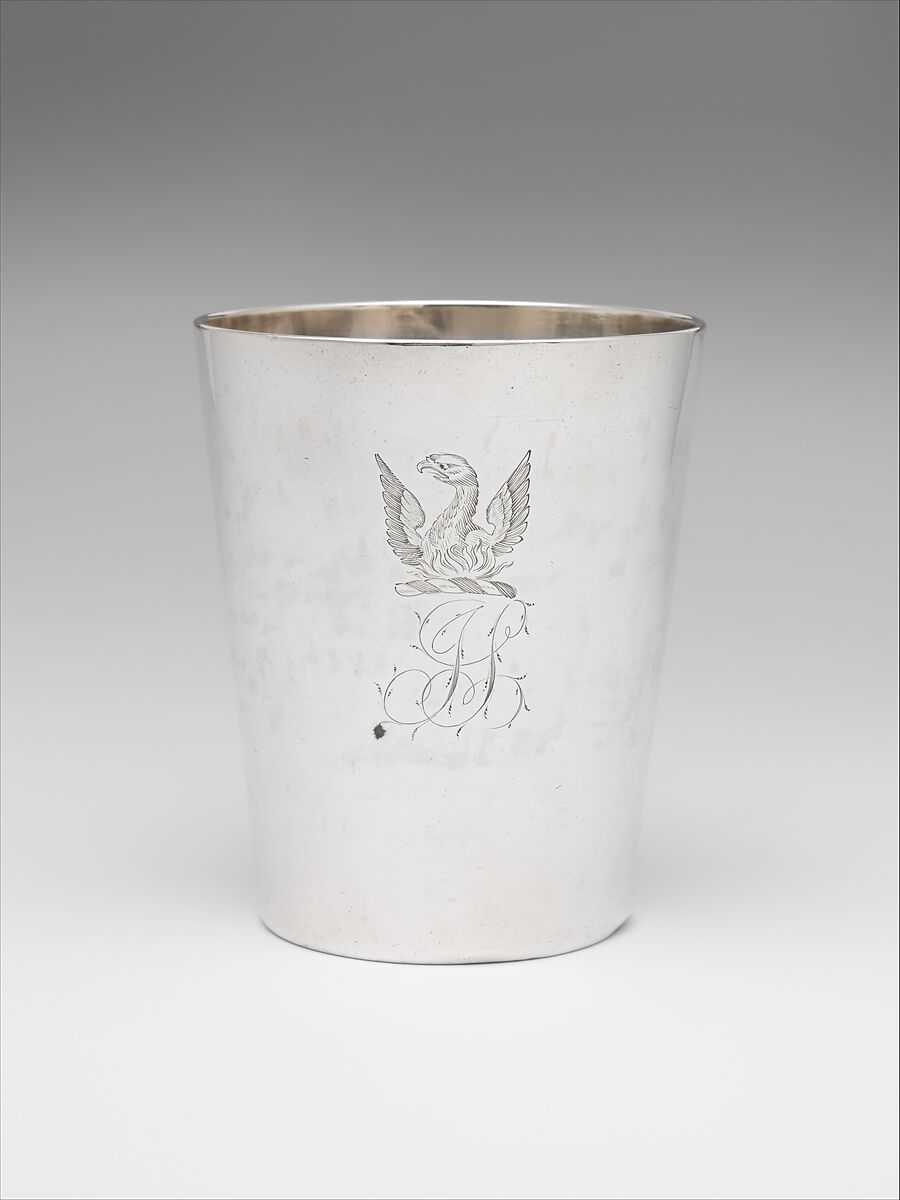 Beaker, Benjamin Halsted (1734–1817), Silver, American 