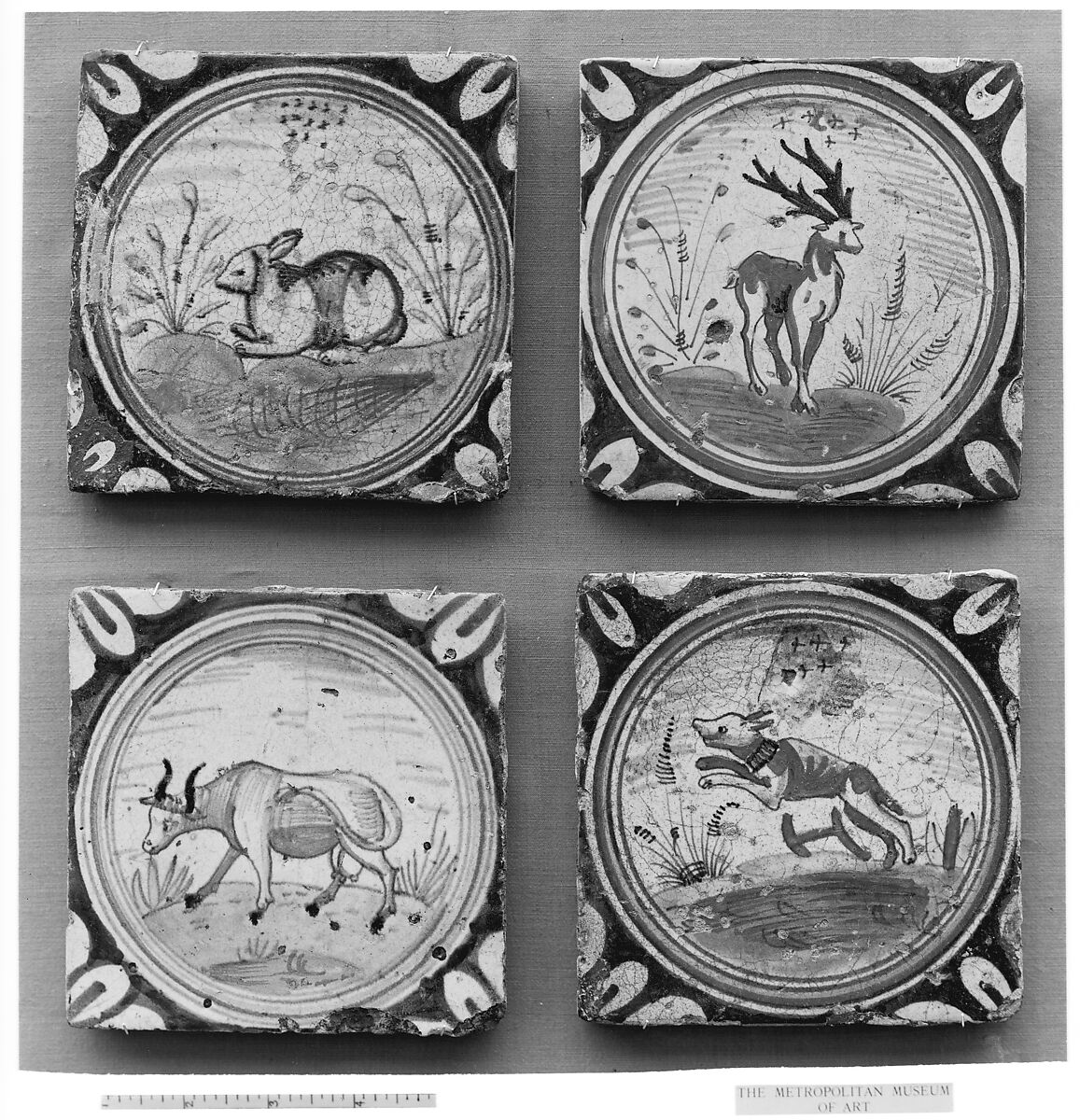 Tile, Maiolica (tin-glazed earthenware), Dutch 