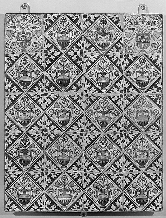 Tile, Tin-glazed earthenware, Dutch