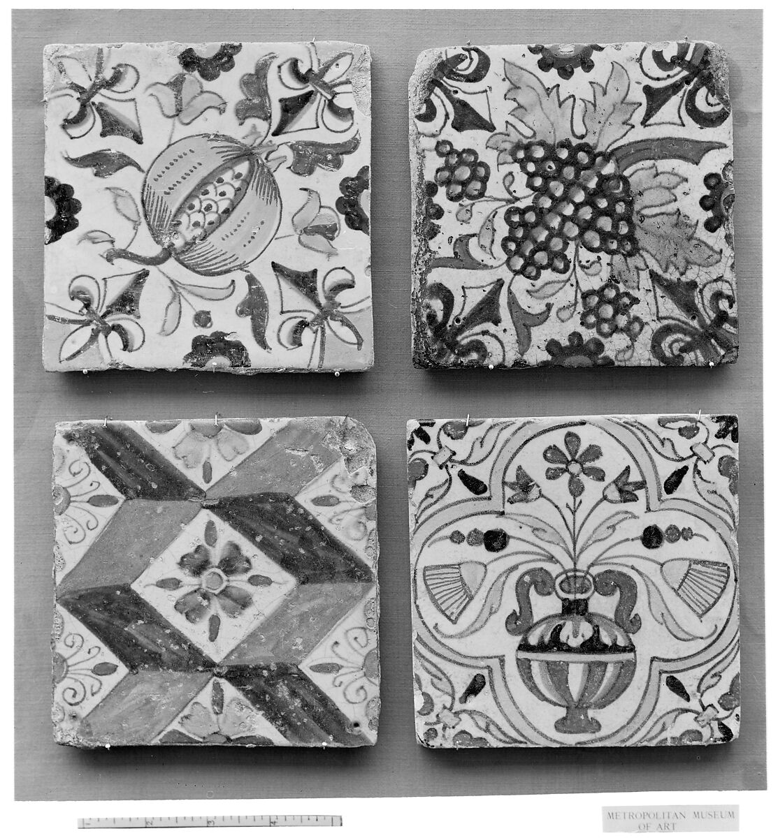 Tile, Tin-glazed earthenware, Dutch 