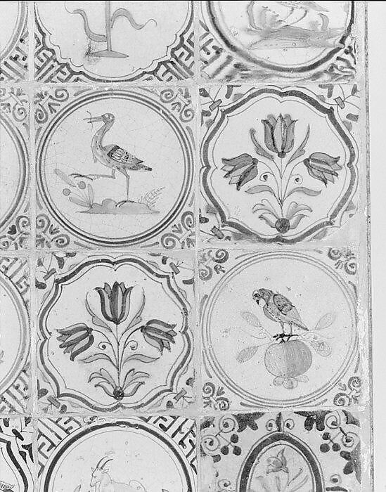 Tile, Tin-glazed earthenware, Dutch