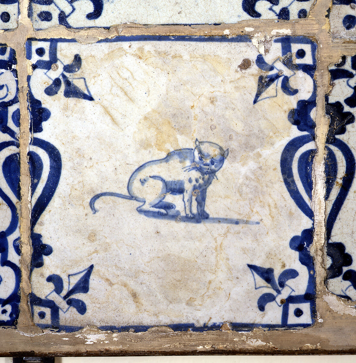 Tile, Tin-glazed earthenware, Dutch