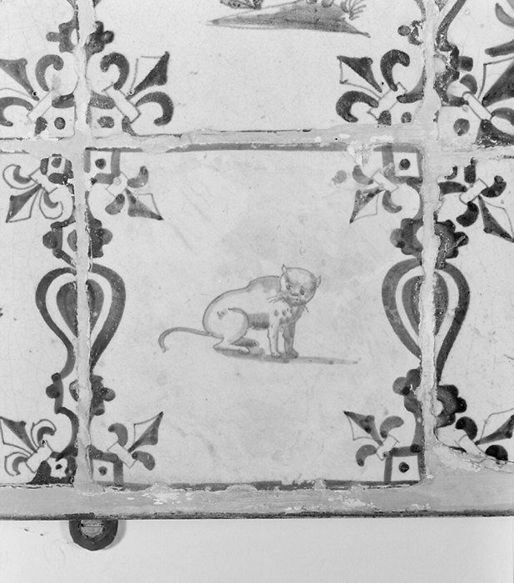 Tile, Tin-glazed earthenware, Dutch