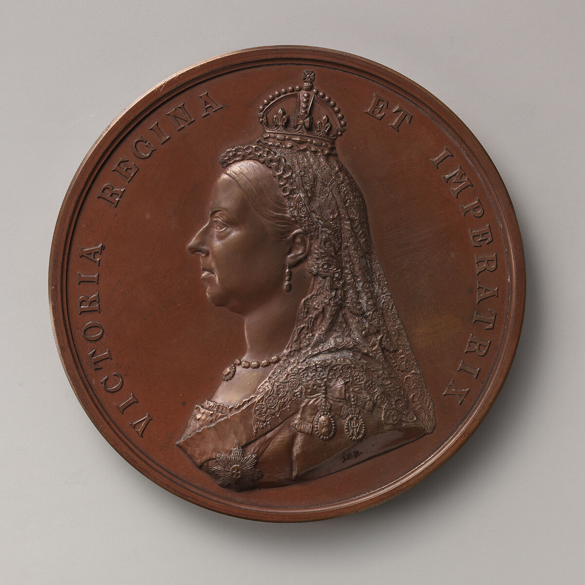 Jubilee of Queen Victoria, 1887, Medalist: Joseph Edgar Boehm (British (born Austria), Vienna 1834–1890 London), Bronze, British 