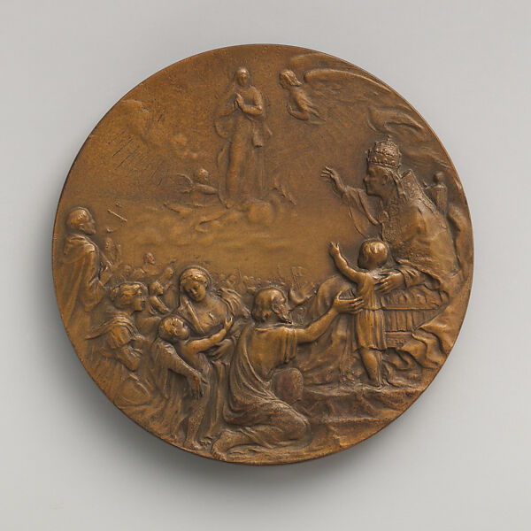 Pope Pius X, Medalist: Edmond Johnson, Bronze, British