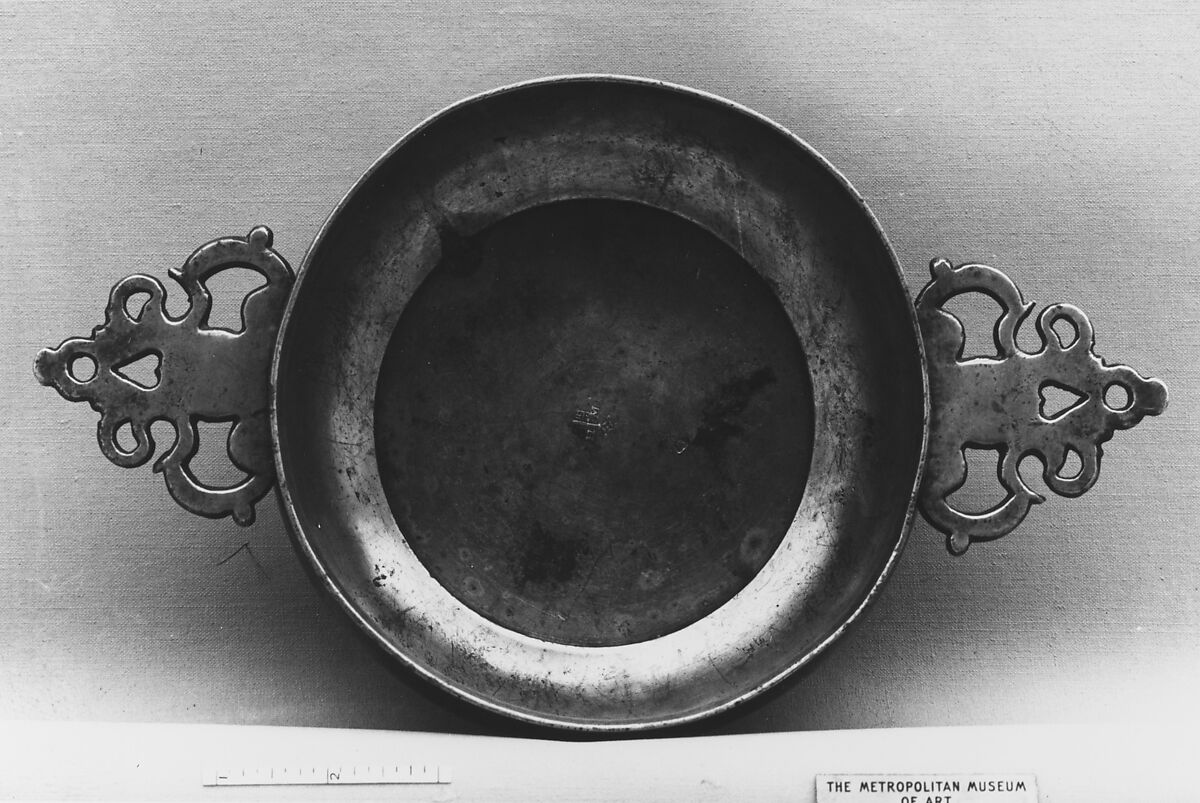 Porringer, Pewter, Flemish or Dutch