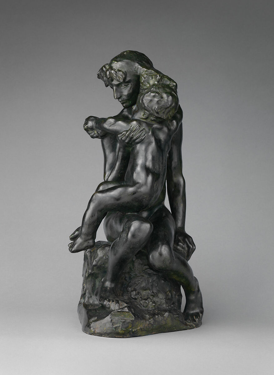 Brother and Sister (Le frère et la soeur), Auguste Rodin (French, Paris 1840–1917 Meudon), Bronze, French