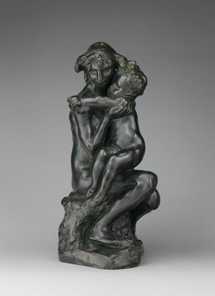 Brother and Sister (Le frère et la soeur), Auguste Rodin (French, Paris 1840–1917 Meudon), Bronze, French