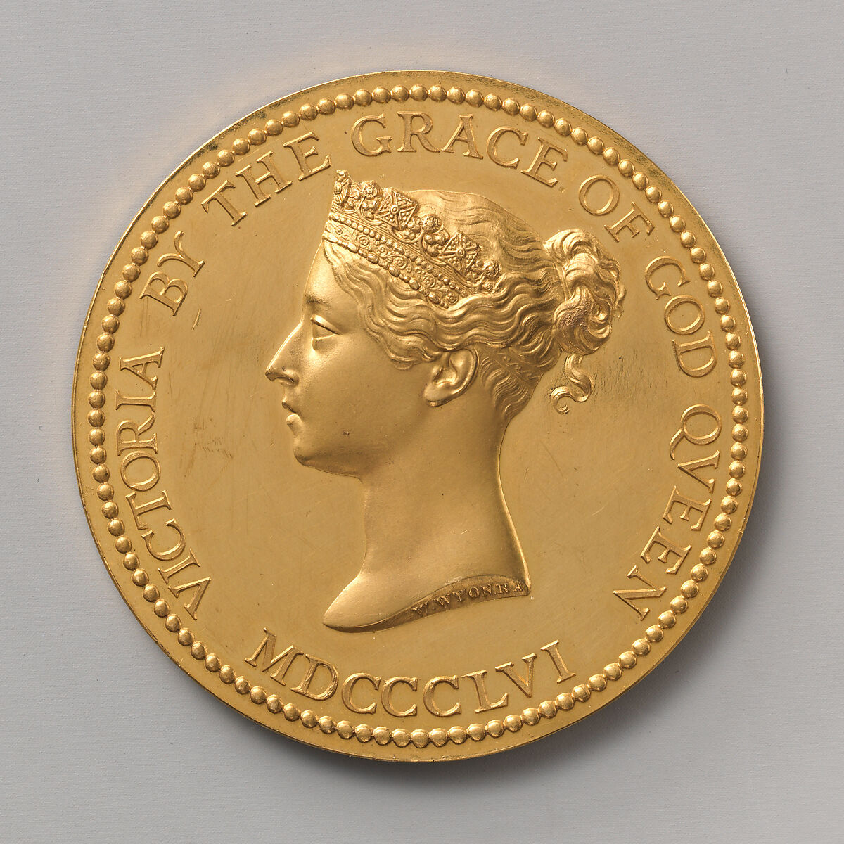 For Success in Art, Medalist: William Wyon (British, Birmingham 1795–1851 Brighton), Gold, British, London 