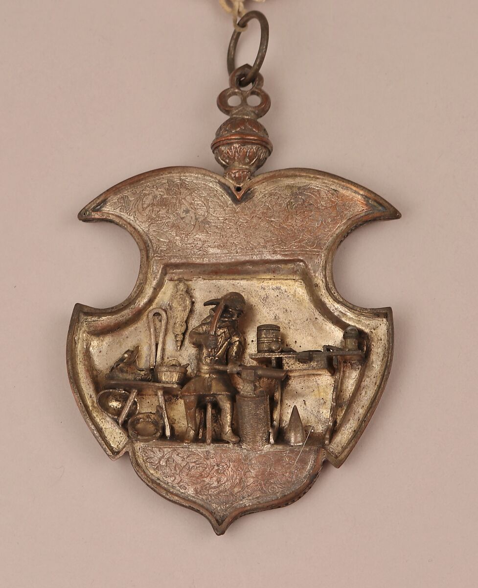 Badge, Silver on base metal, British, after Hungarian original 