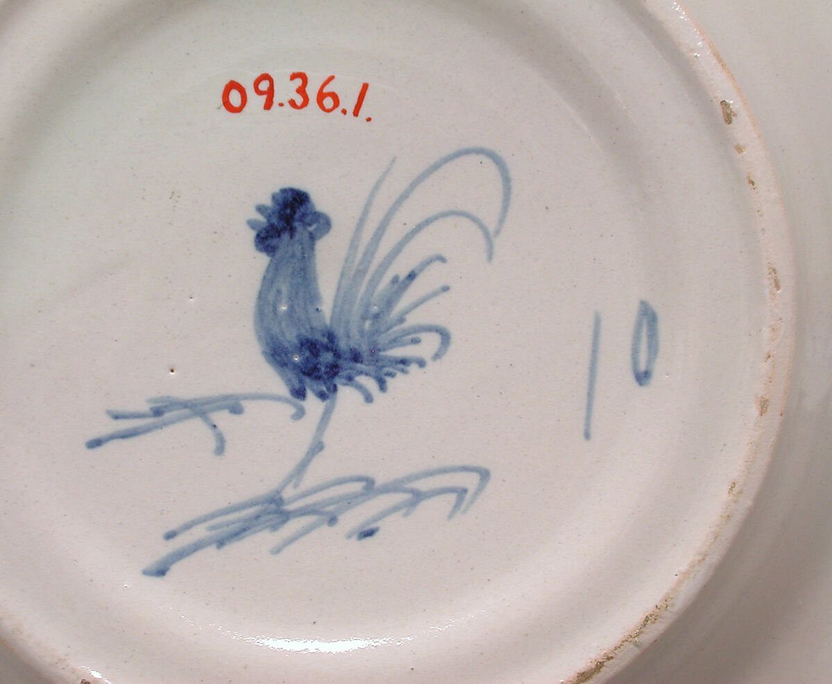 Plate, Ulisse Cantagalli (Italian, 1839–1901), Maiolica (tin-glazed earthenware), Italian, Florence