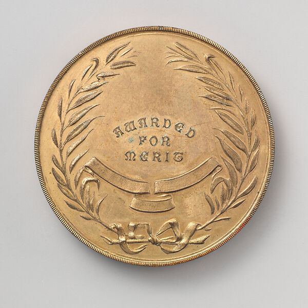 To Commemorate the Birmingham XX Century Exhibition, Medalist: James Andrews Restall (British, Birmingham 1859–1938 Pershore), Gilt bronze, British