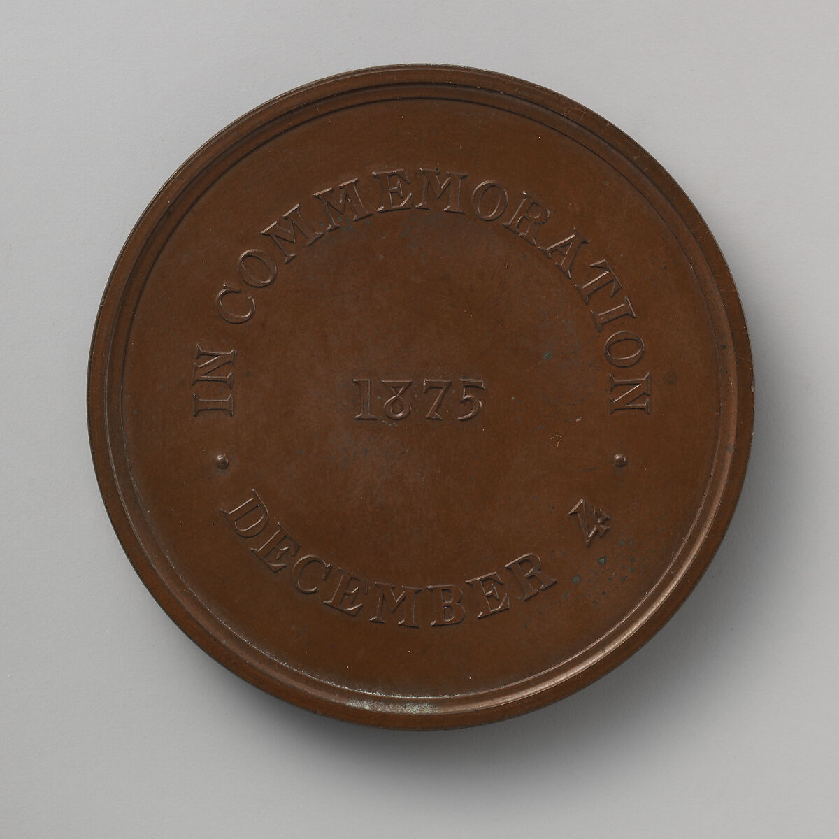 In Honor of Thomas Carlyle's 80th birthday, 1875, Medalist: Joseph Edgar Boehm (British (born Austria), Vienna 1834–1890 London), Bronze, struck, British