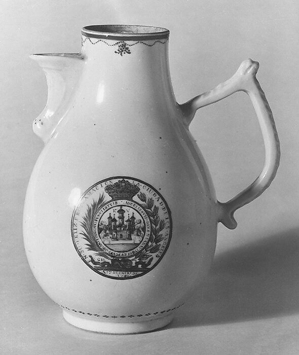 Coffeepot, Hard-paste porcelain, Chinese