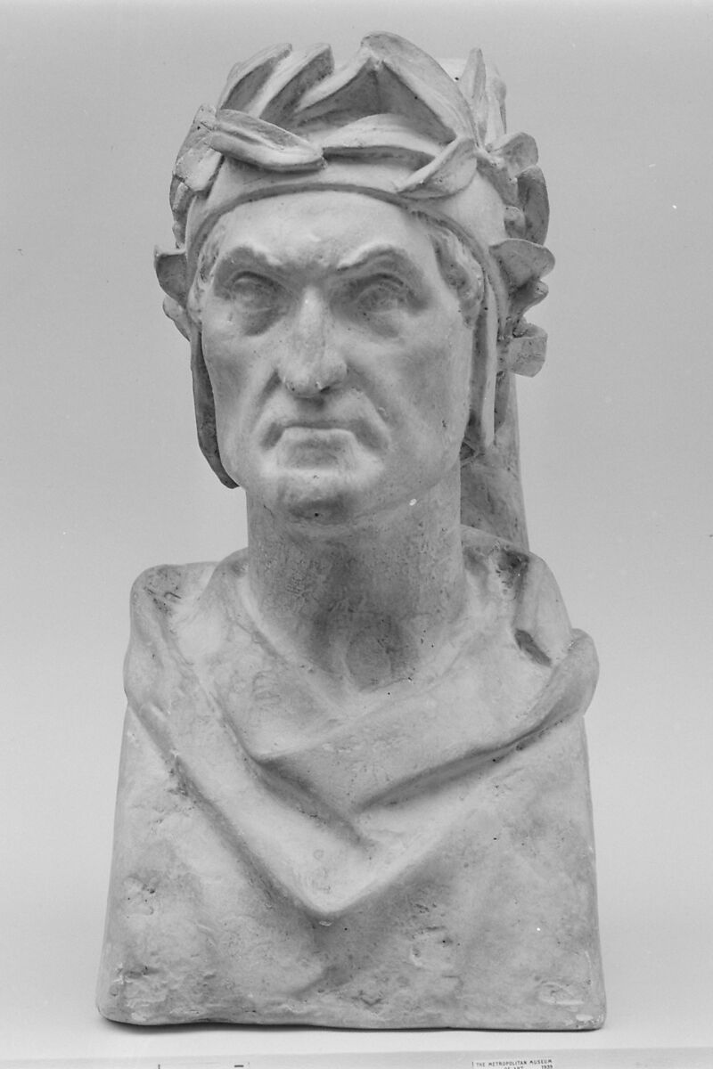 Dante Alighieri (1265–1321), Plaster, British 